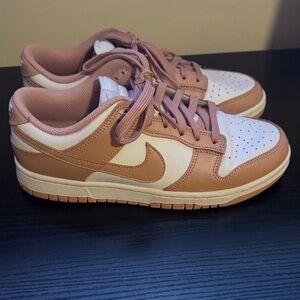 Women's Nike Dunk Low Sneakers in Rose Whisper